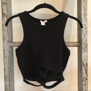 Bozzolo Crisscrossed Crop Top
